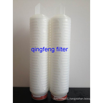 PTFE Pleated flter cartridge for air filtration